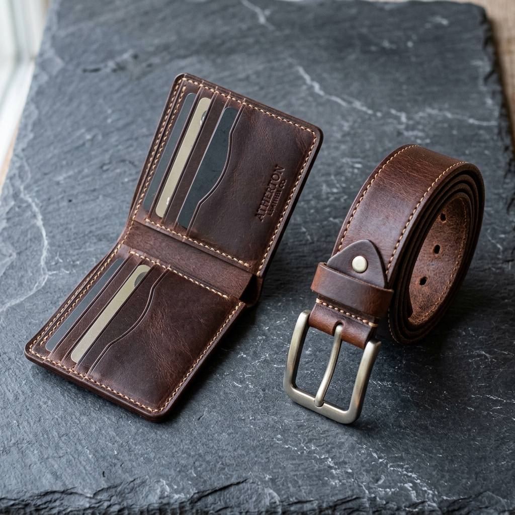 Premium Leather Wallets and Belts