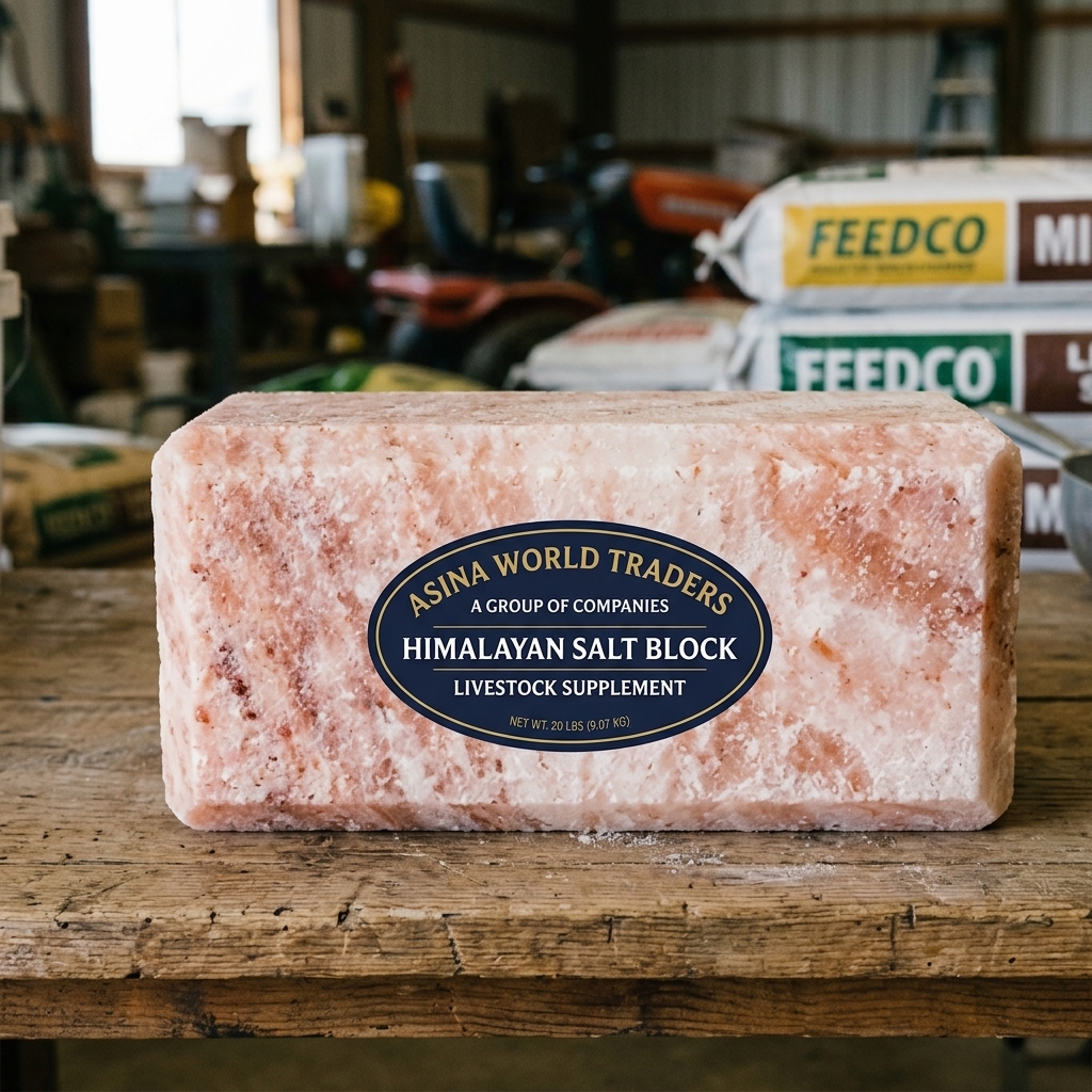 ASINA WORLD TRADERS Compressed Salt Blocks