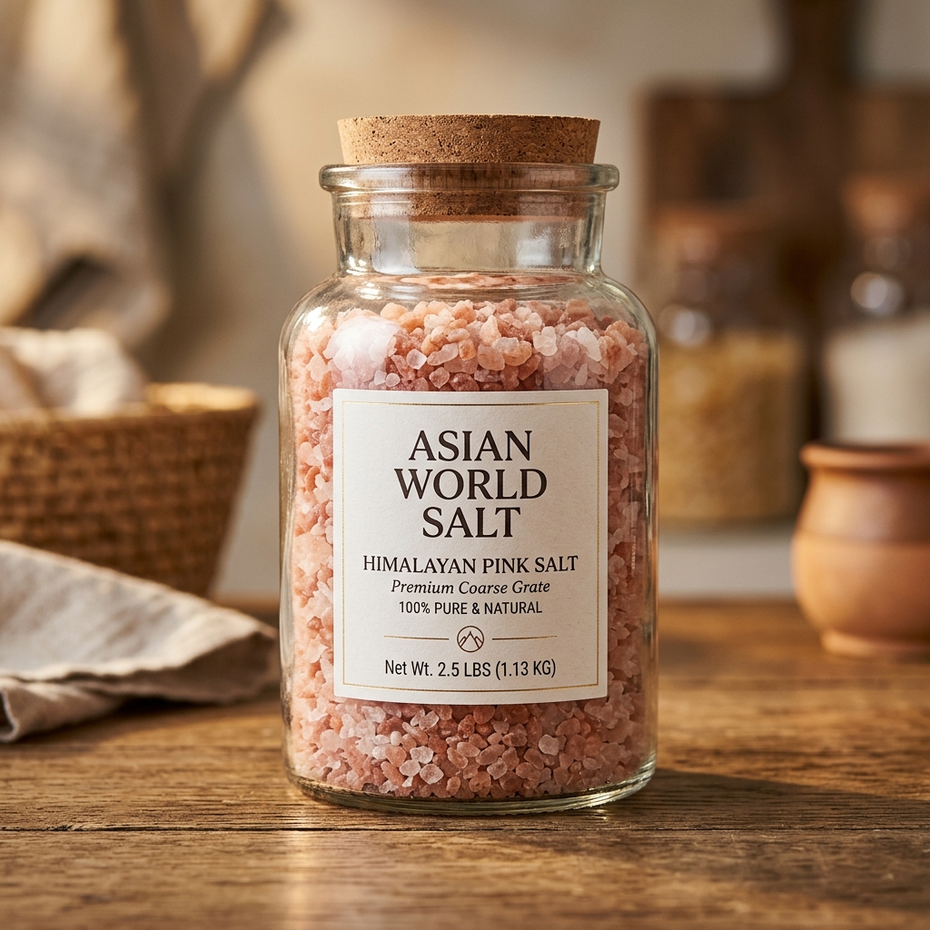 Asian World Salt - 2.5 LBS Edible Salt Jar